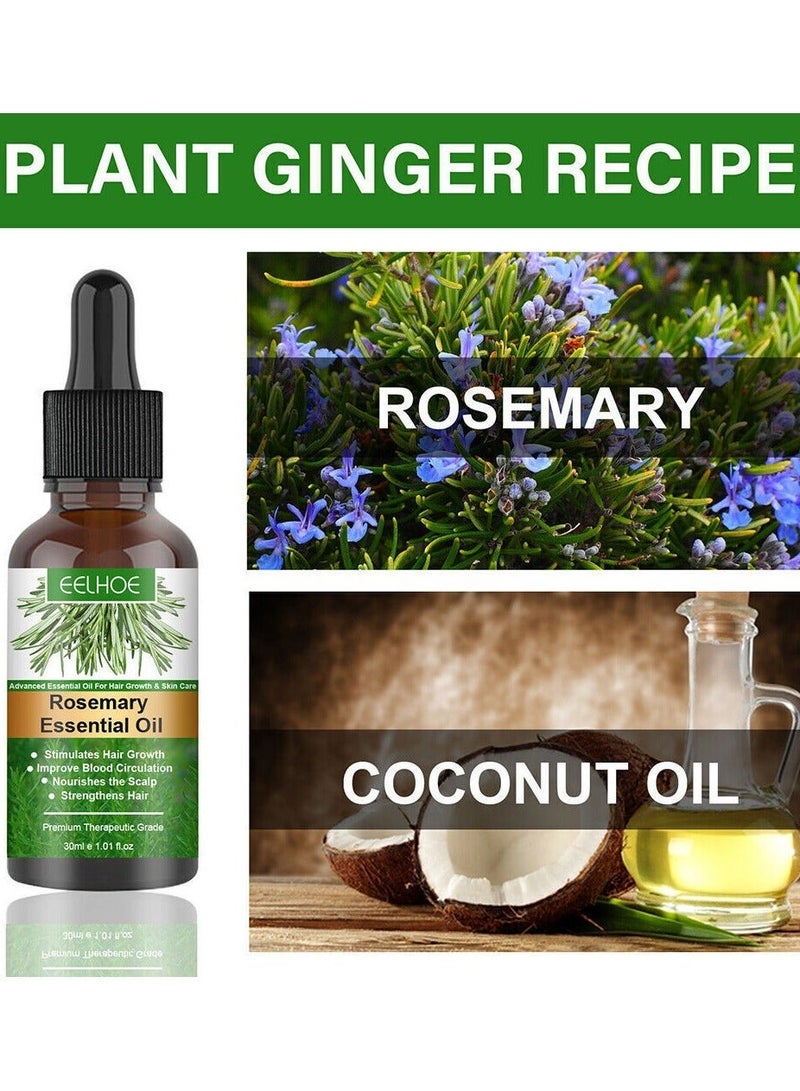 EELHOE Rosemary Essential Oil For Hair Growth & Skin Care 30 ml - Image 1